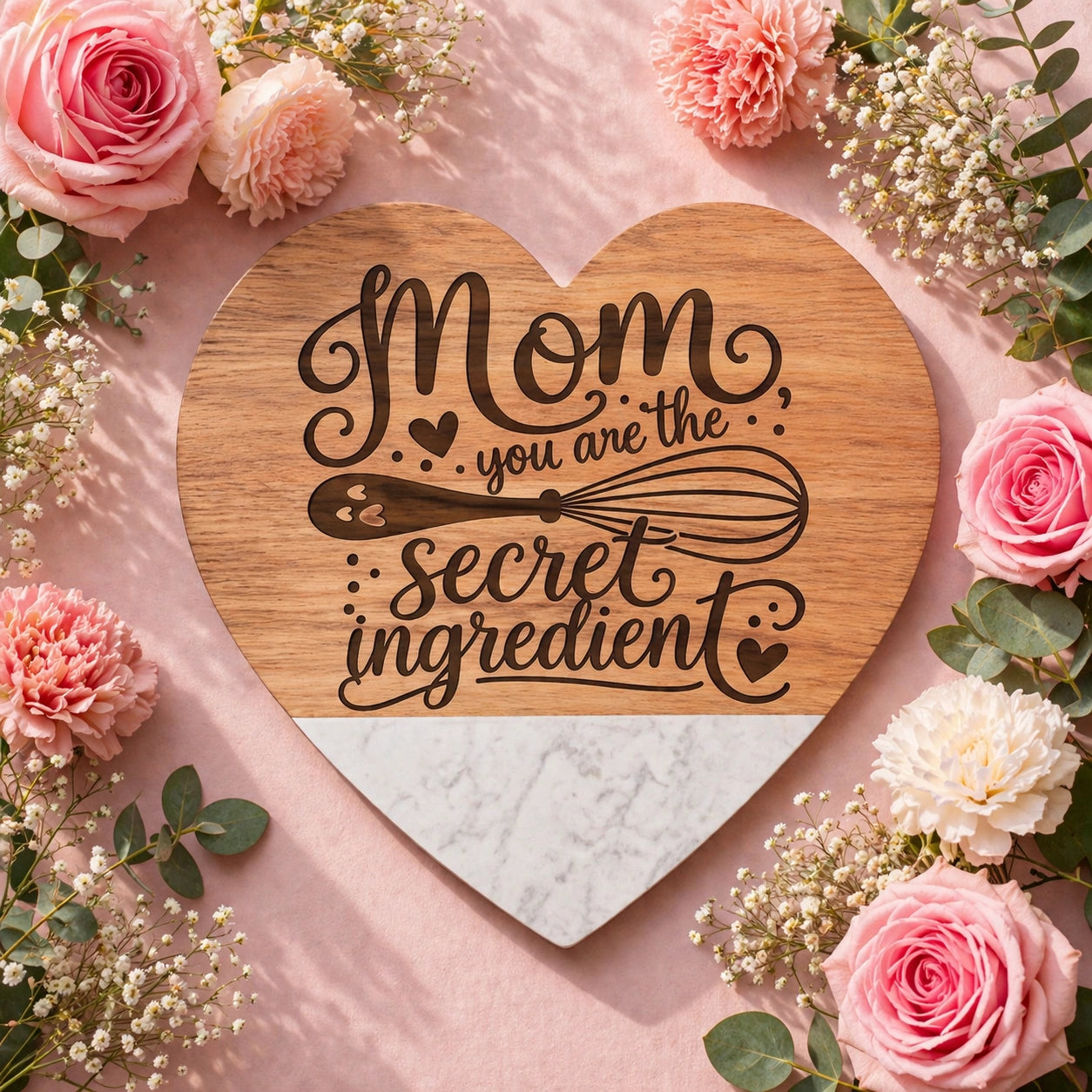 Tabla de Charcutería Personalizada – Mother’s Day
