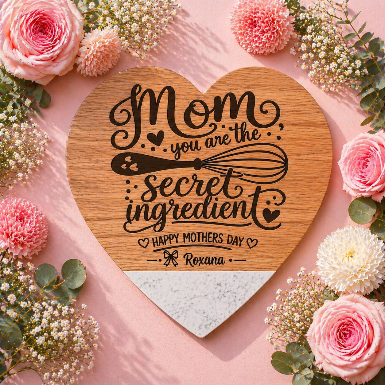 Tabla de Charcutería Personalizada – Mother’s Day