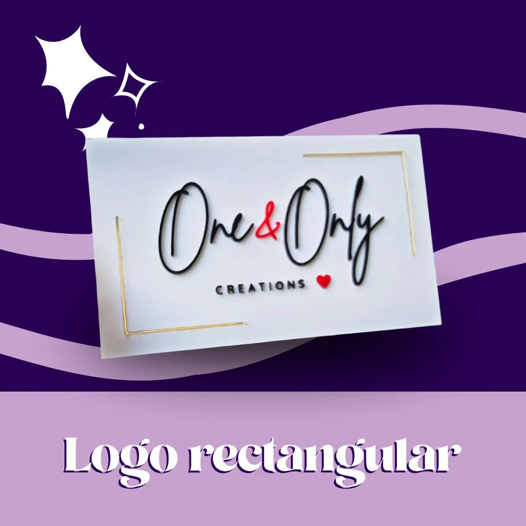 Logo Rectangular Acrílico 20×16 cm