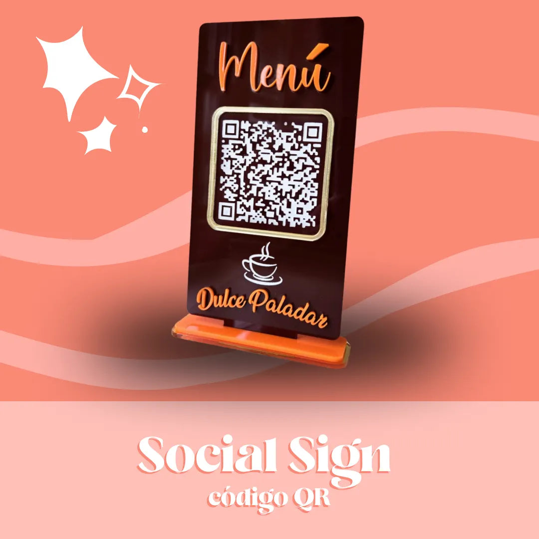 Social Sign con código QR
